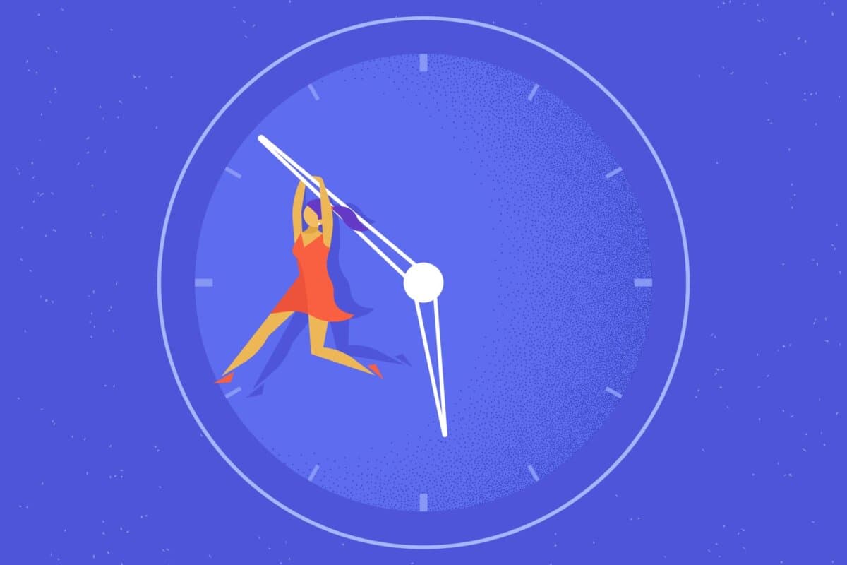 Zeit anhalten, um das Altern zu verhindern.